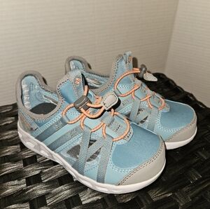 Columbia OKOLONA Water Outdoor Shoes Kids SZ 10 Slip-On Bungee Close Teal